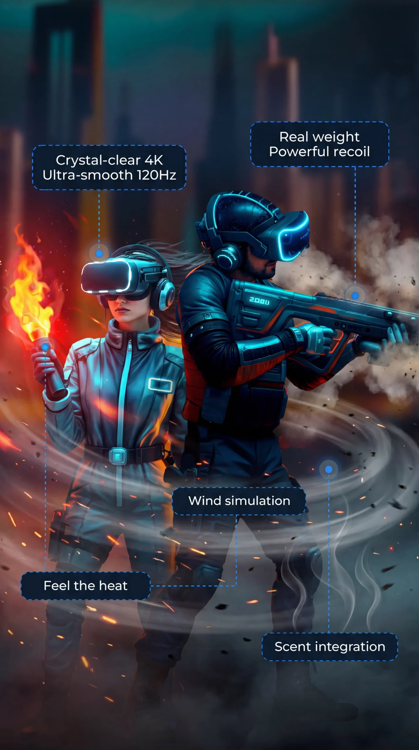 4 effects VR Point in Dubai
